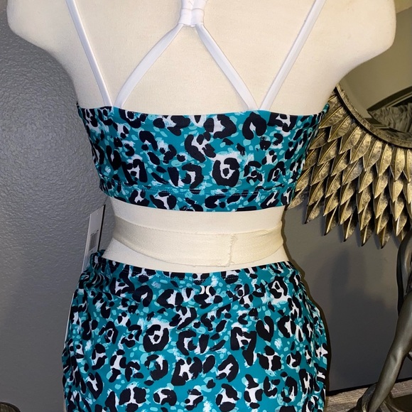 Hurley green animal print bikini set - Picture 6 of 16